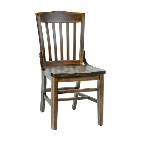 Flash Furniture HERCULES School House Back Antique Copper Wood Restaurant Chair XU-DG-W0006-ANTCPR-GG
